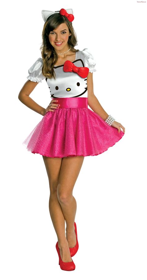 Hello Kitty - Hello Kitty Tutu Dress Teen Costume | Hello kitty dress ...