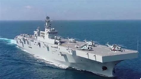 中国海军登陆舰部队超强火力展示 呼唤大型两栖攻击舰_军事频道_央视网(cctv.com)