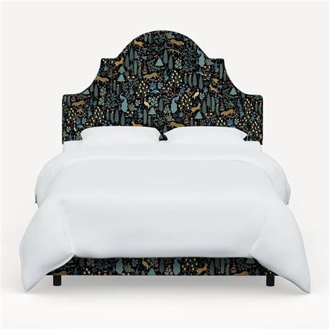 Rifle Paper Co Marion Menagerie Black Queen Bed