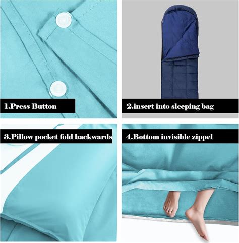 BREENHILL Sleeping Bag Liner,Travel Sheet & Adult Sleep Sack, Camping ...