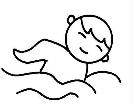 Swim简笔画 的图像结果