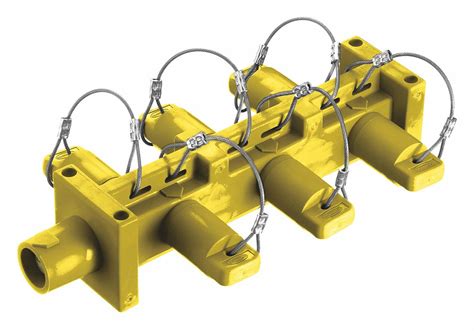 HUBBELL, 6 Female, 1 Male Connections, Distribution Block - 20TT21 ...