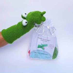 Crochet kits - make your own delightful amigurumi animal or hand puppet.