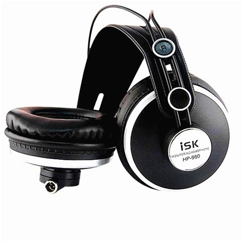 ISK HP-980全封闭头戴式专业录音棚主播电台电脑K歌录音监听耳机_andy046902