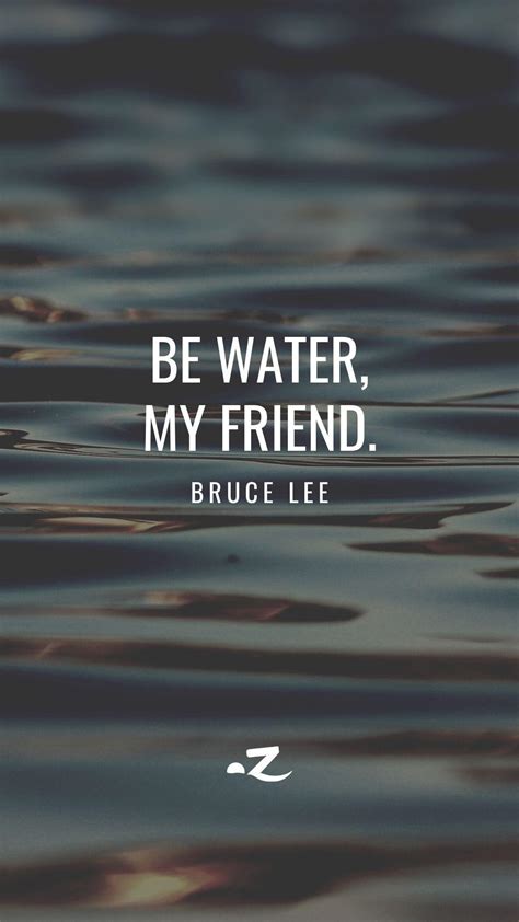 Bruce Lee Water Quotes Wallpaper