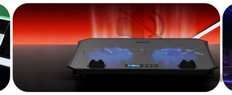 EvoFox Frost Plus Laptop Cooling Pad | Laptop Cooler Pad with Dual Fans ...