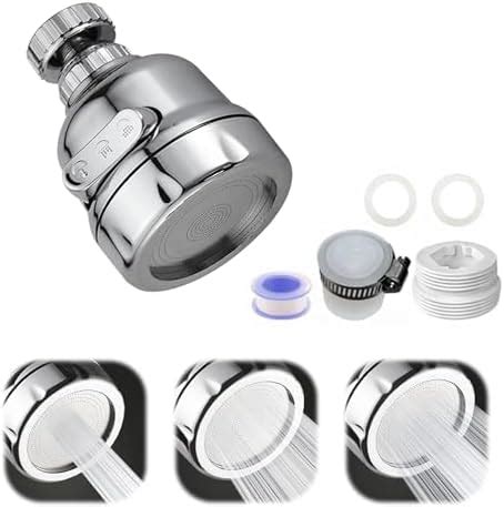 SHIDHMI Tap Extender for Kitchen Sink,360° Rotatable Splash Filter ...