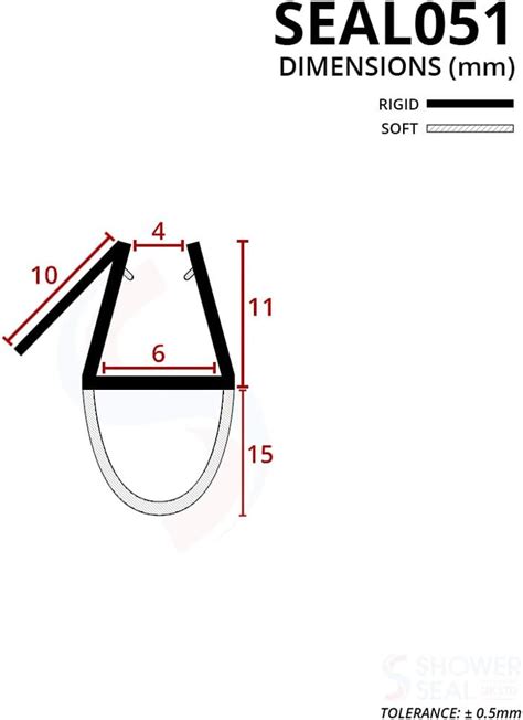 Shower Seal for Screens, Doors or Panels | Fits 4, 5 | Ubuy India