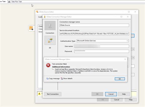 Using SharePoint as Source SSIS 的图像结果