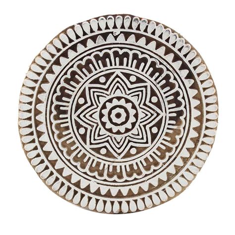 Set Of 1 Piece New Wooden Printing Block