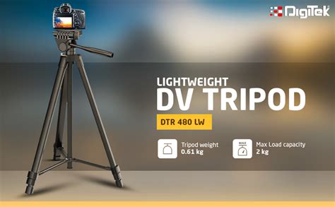 Buy DIGITEK (DTR 480LW) 57 Inch Portable Aluminium Alloy Tripod with ...
