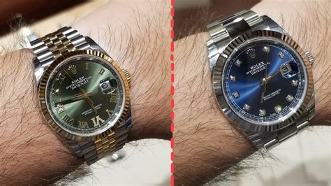 Watch 101: Which Size is Right for You? A comparison of the Rolex Datejust 36mm and 41mm