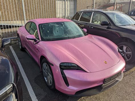 Pink Wrapped Taycan | TaycanForum -- Porsche Taycan Owners, News, Discussions, Forums