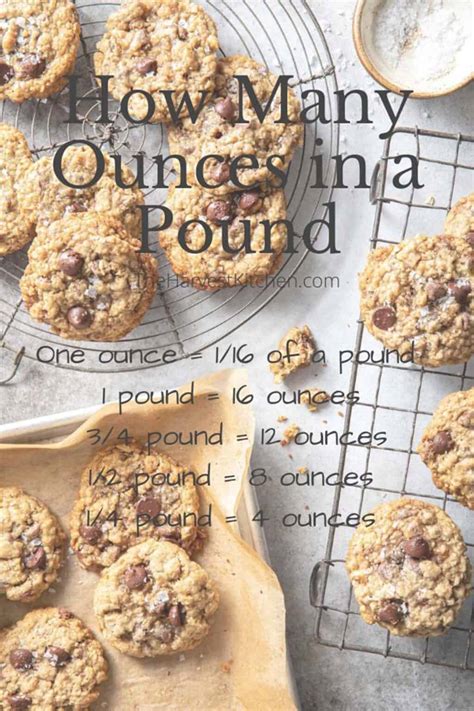 How Many Ounces in a Pound - The Harvest Kitchen