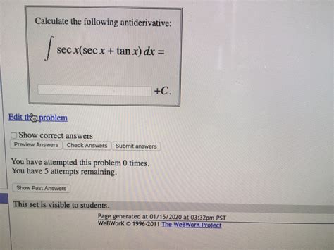 Calculate the antiderivative of trigonometric functions - Matchmaticians