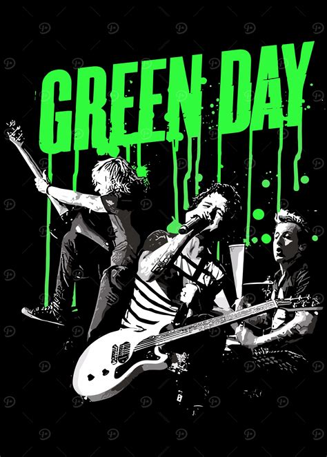 'Green Day Band ' Poster, picture, metal print, paint by VisionPrint ...