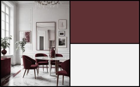 Associations parfaites de la couleur bordeaux avec d'autres teintes ...