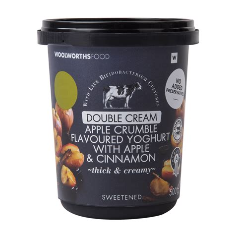 Ayrshire Double Cream Apple Crumble Flavoured Yoghurt 500 g ...