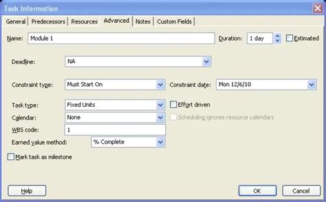 Adding Tasks in MS Project 的图像结果