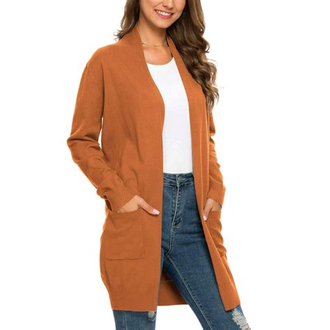 HAOMEILI Women's Long Cardigan Sweater 2024 Fall Fashion Casual ...