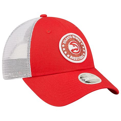 New Era /White Atlanta Hawks Glitter Patch 9FORTY Snapback Hat | Academy
