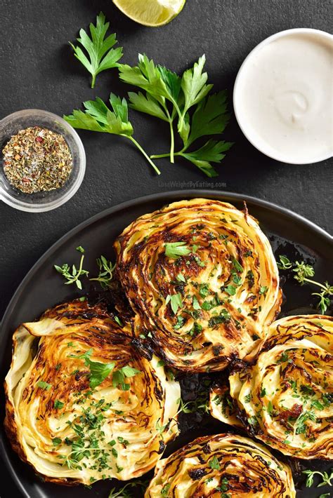 Low Calorie Grilled Cabbage Steaks - Lose Weight By Eating