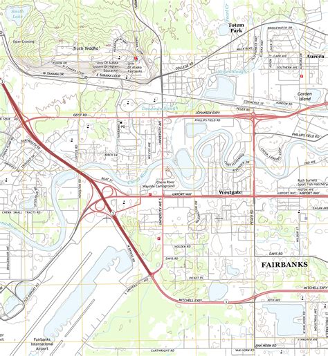 Fairbanks City Map
