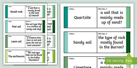 Rocks and Soils Loop Game (teacher made) - Twinkl