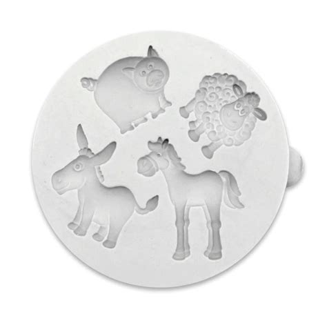 Miniature Farm Animals Silicone Mould