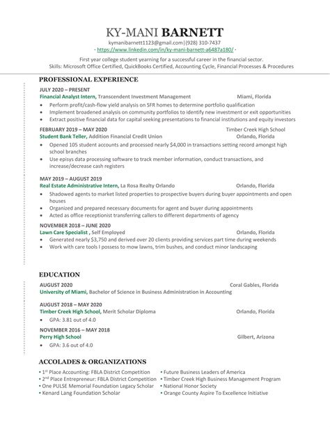 Ky-mani Barnett Resume | PDF