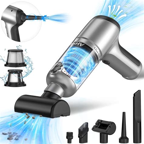 Amazon.com: AHNR Aspirador de mano inalámbrico con motor sin escobillas ...