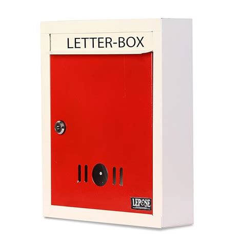 Lepose Letter Box for Home, Wall Mount Stand, Metal Wall Mount Shelf ...
