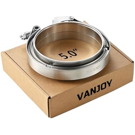 Vanjoy Quick Release Stainless Steel V Band Clamp with Male India | Ubuy