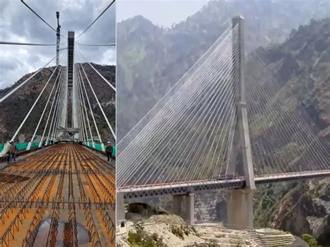 'India's first cable-stayed rail link': All about J&K's Anji Khad ...