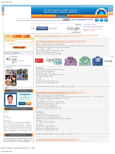 Rezultat imagine pentru Tech Maths Tricks