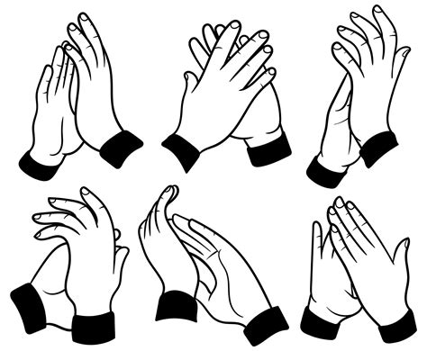 Image result for Hands Clapping Vector Sketch