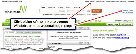 Image result for Windstream Email Settings