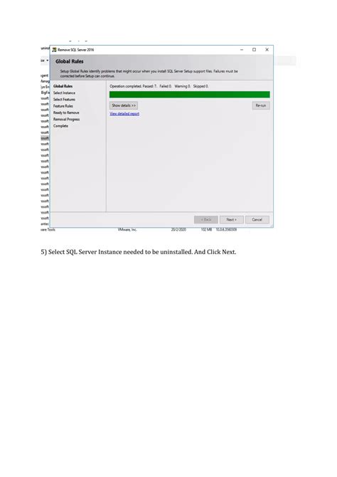 Microsoft SQL Server 2016 Uninstall 的图像结果