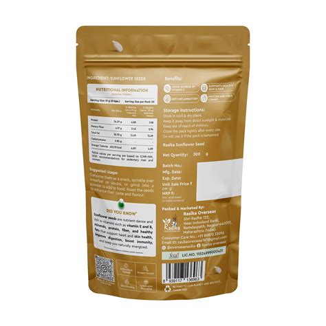 Sunflower Seed – Rasika Overseas