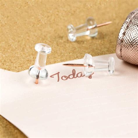 Buy Koqye Thumbtacks Creative Lucency Push Pins for Memo Board or Cork ...