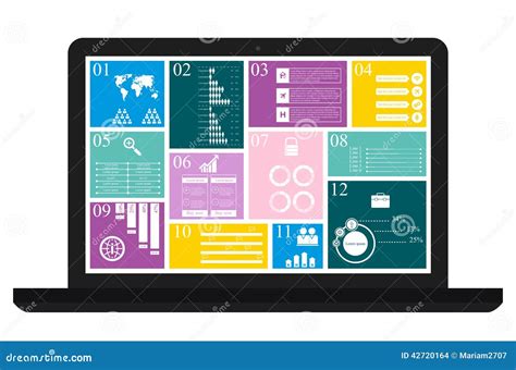 Computer Infographic Template 的图像结果