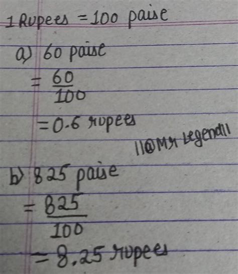 in this question express as rupee using decimal 1) 4 rupee and 227 ...