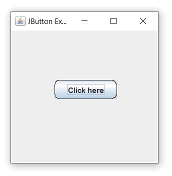 How to Make Round Button in Java 的图像结果