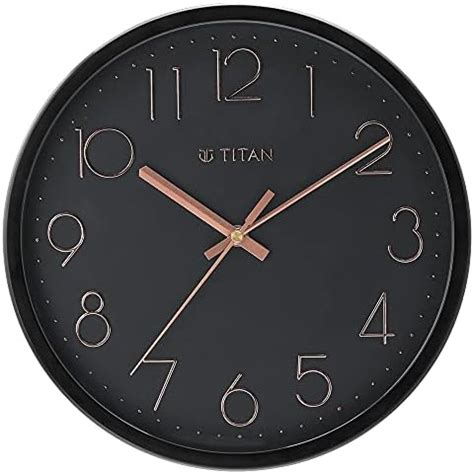 Buy Titan Contemporary Sleek Wall Clock with Silent Sweep Technology ...