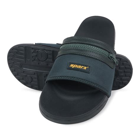 Shop Green SPARX Slides for Gents SFG 179 Online at Best Price