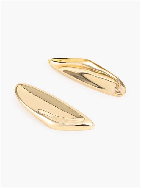 Kazo Aureon Abstract Metallic Earrings – KAZO