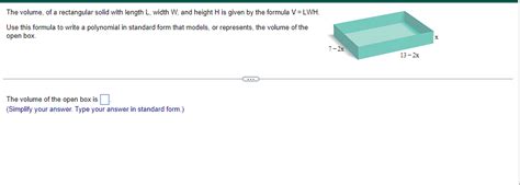 Image result for Volume of a Rectangular Solid Mr J