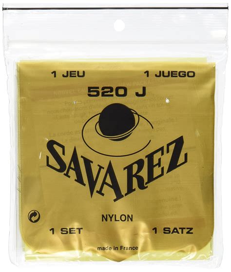 Savarez 520J Traditional Classical Guitar Strings, Very High Tension ...