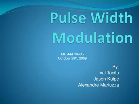 Image result for Pulse Width Modulation Motor Control