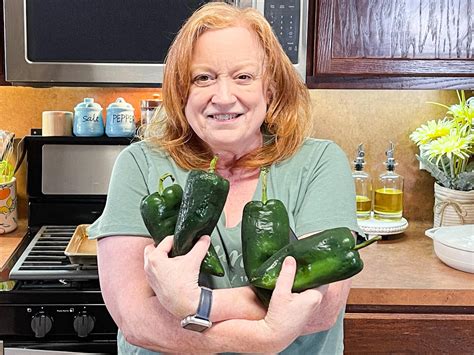 Roasting Poblano Peppers